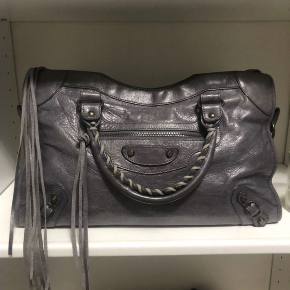 Balenciaga City Bag in Anthracite Grey